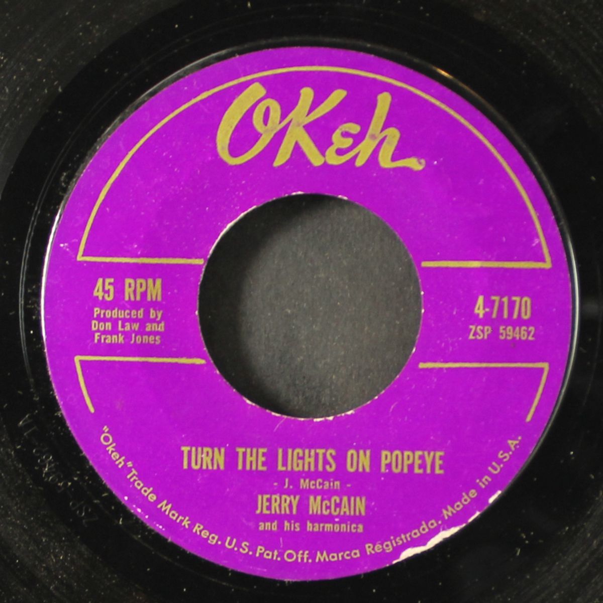 turn the lights on popeye / hop stroll by JERRY MCCAIN