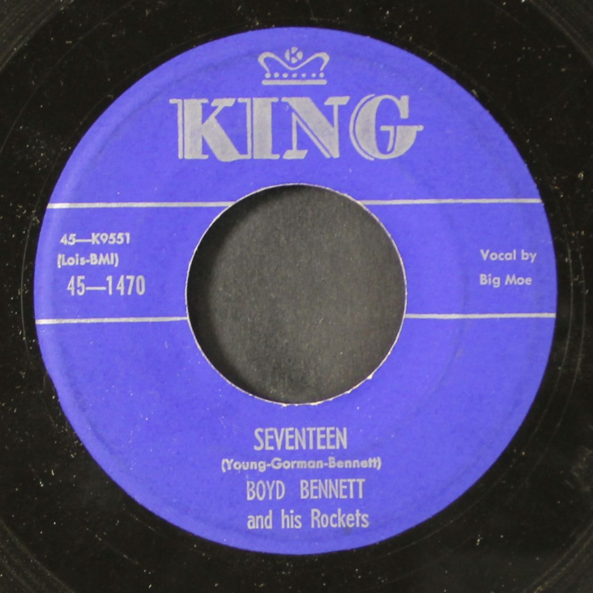 seventeen / little ole you-all by BOYD BENNETT