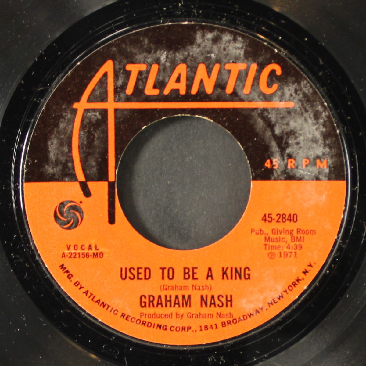 wounded bird / used to be a king by GRAHAM NASH
