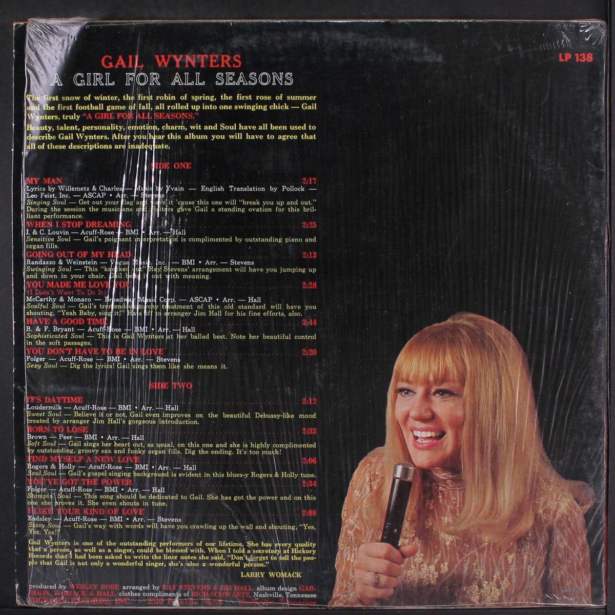 a girl for all seasons by GAIL WYNTERS