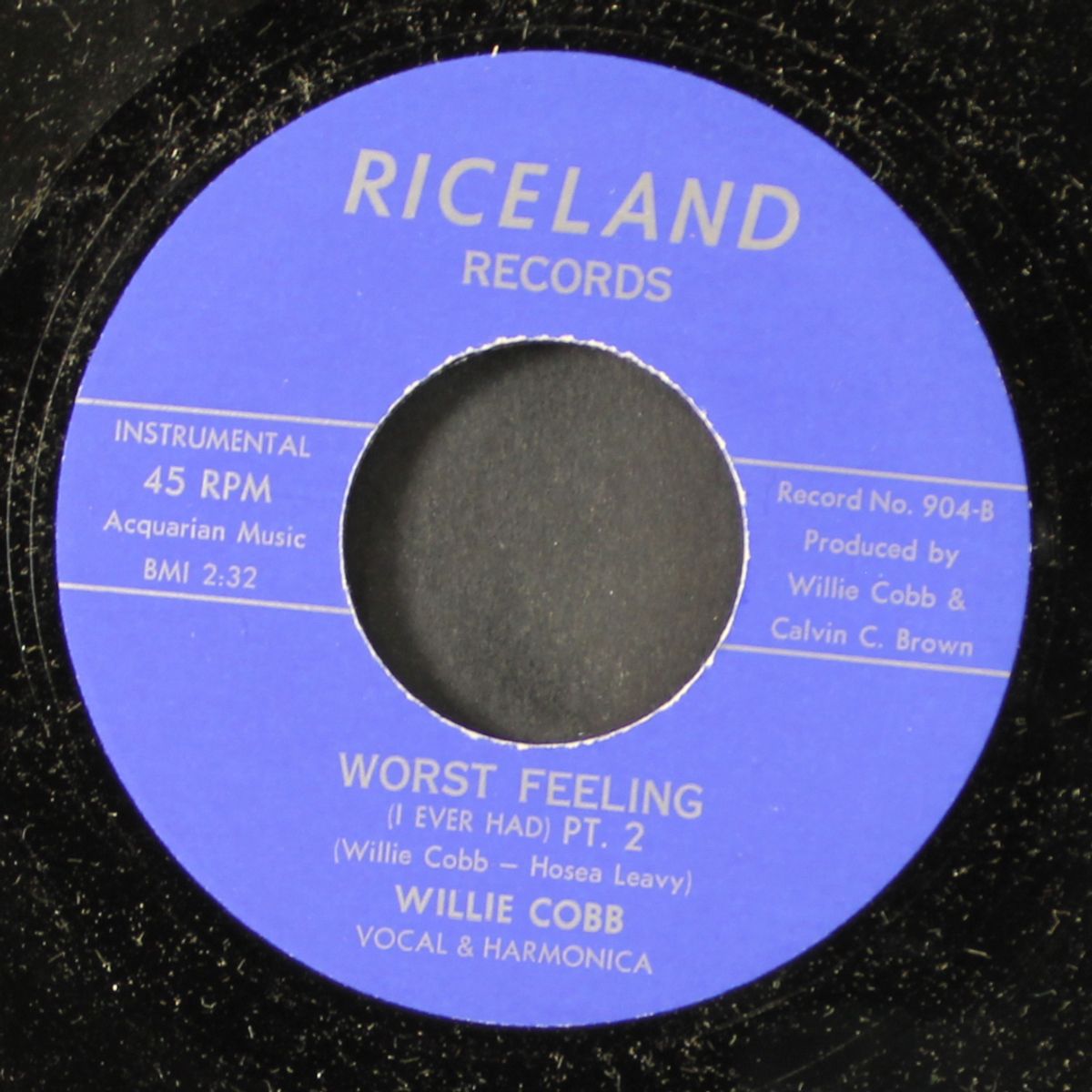 worst feeling by WILLIE COBB