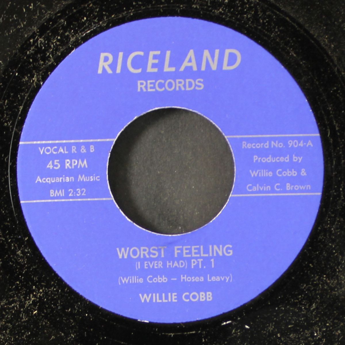 worst feeling by WILLIE COBB