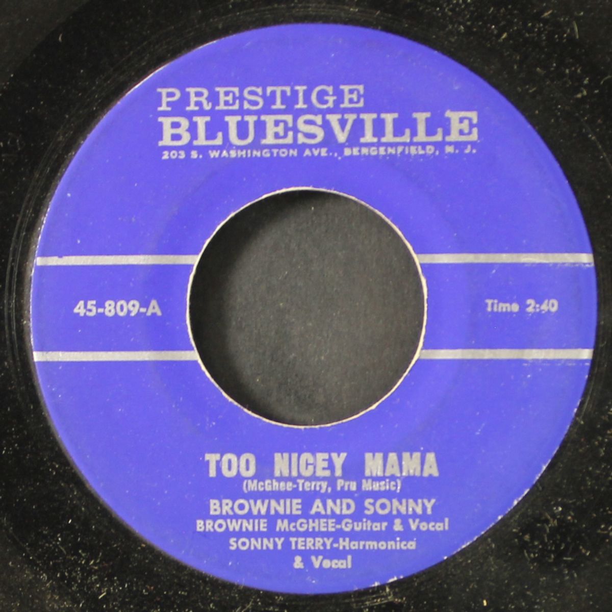 too nicey mama / pawnshop by BROWNIE MCGHEE & SONNY TERRY