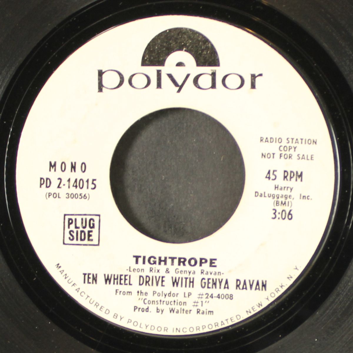 tightrope / lapidary by TEN WHEEL DRIVE W/ GENYA RAVAN