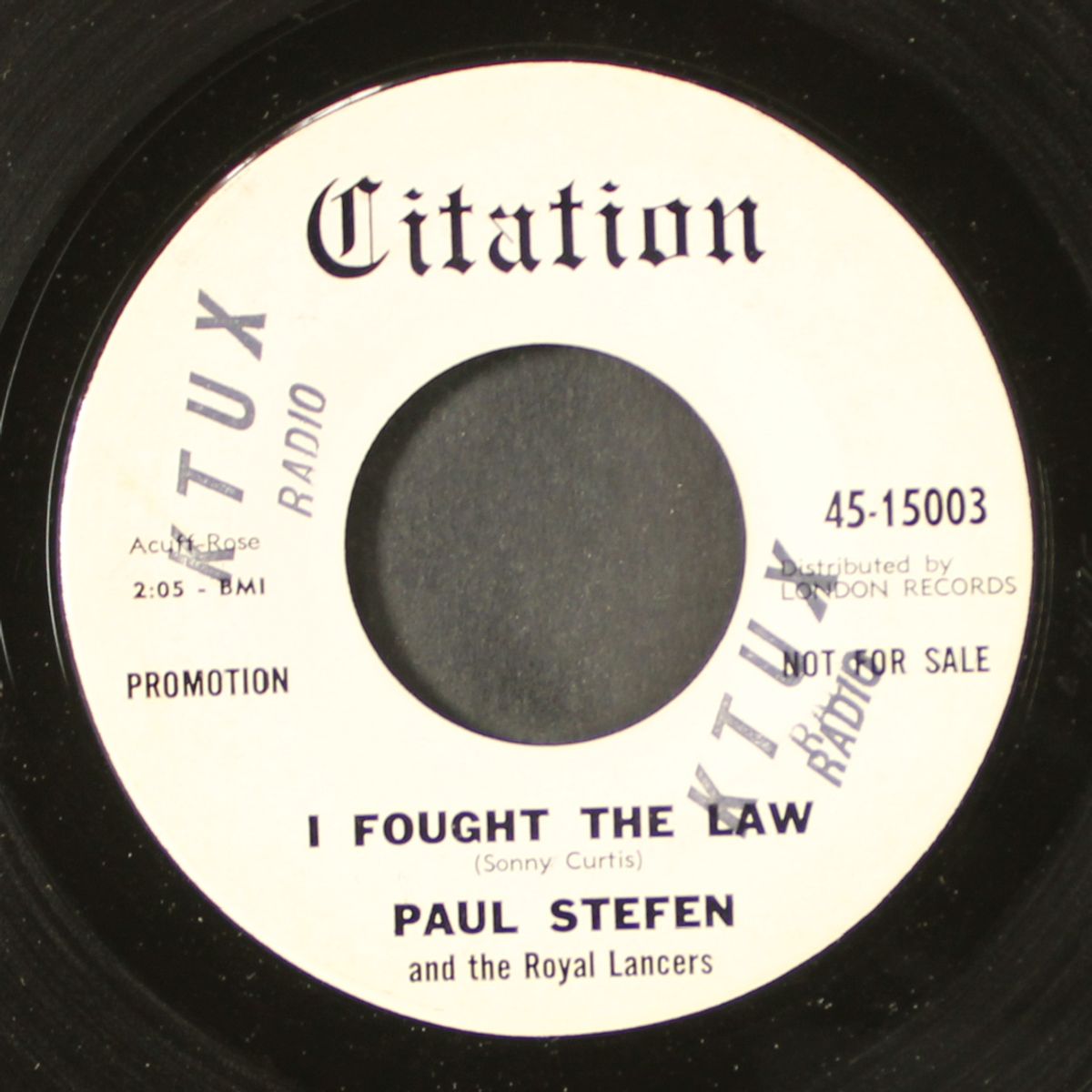 say mama / i fought the law by PAUL STEFEN & ROYAL LANCERS