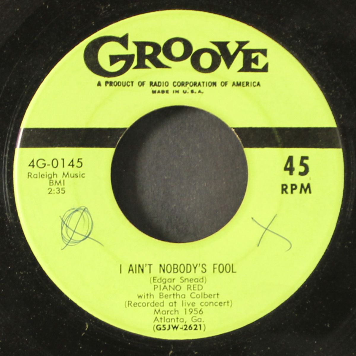 i'm nobody's fool / that's my desire by PIANO RED