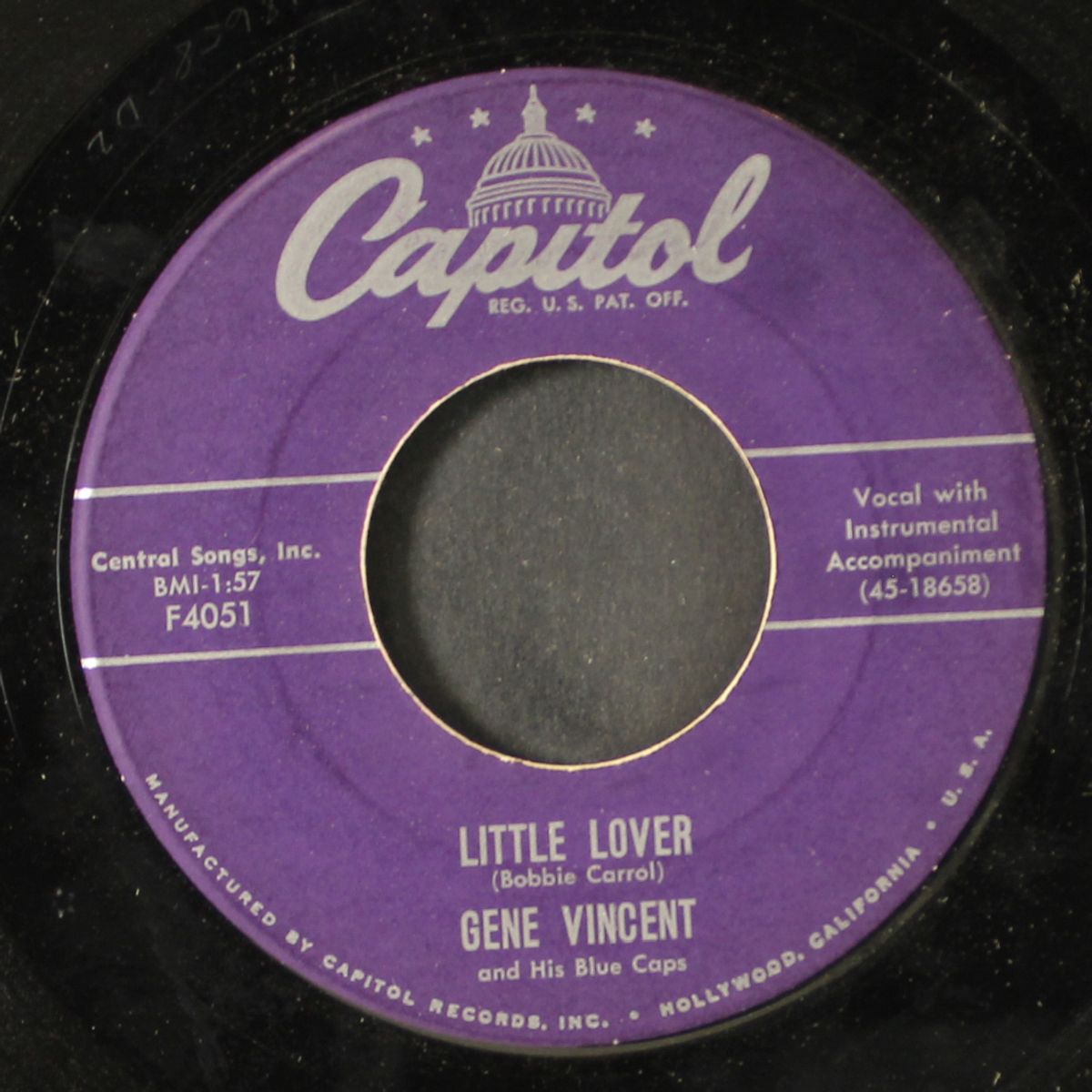 git it / little lover by GENE VINCENT