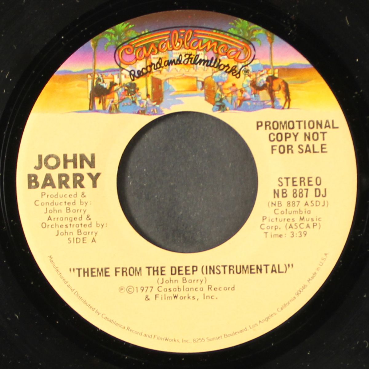 theme from the deep (instrumental) / same by JOHN BARRY