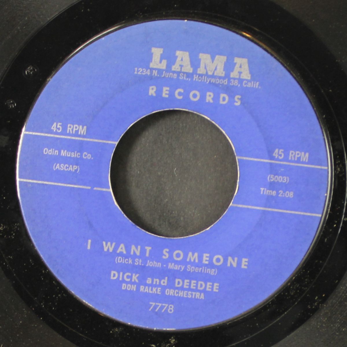 the mountain's high / i want someone by DICK & DEEDEE