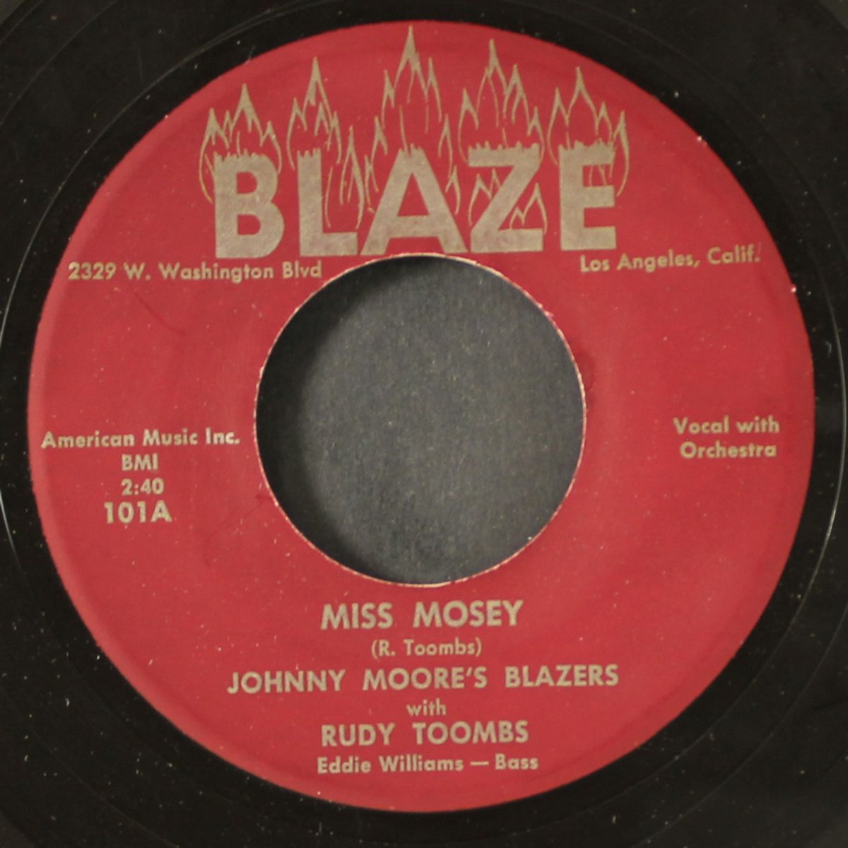 miss mosey / every time by JOHNNY MOORE'S BLAZERS
