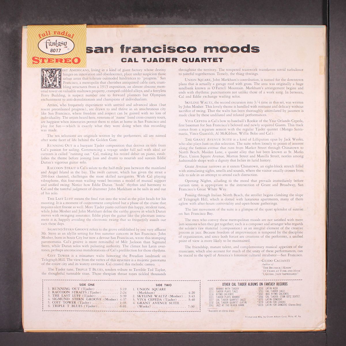 san francisco moods by CAL TJADER