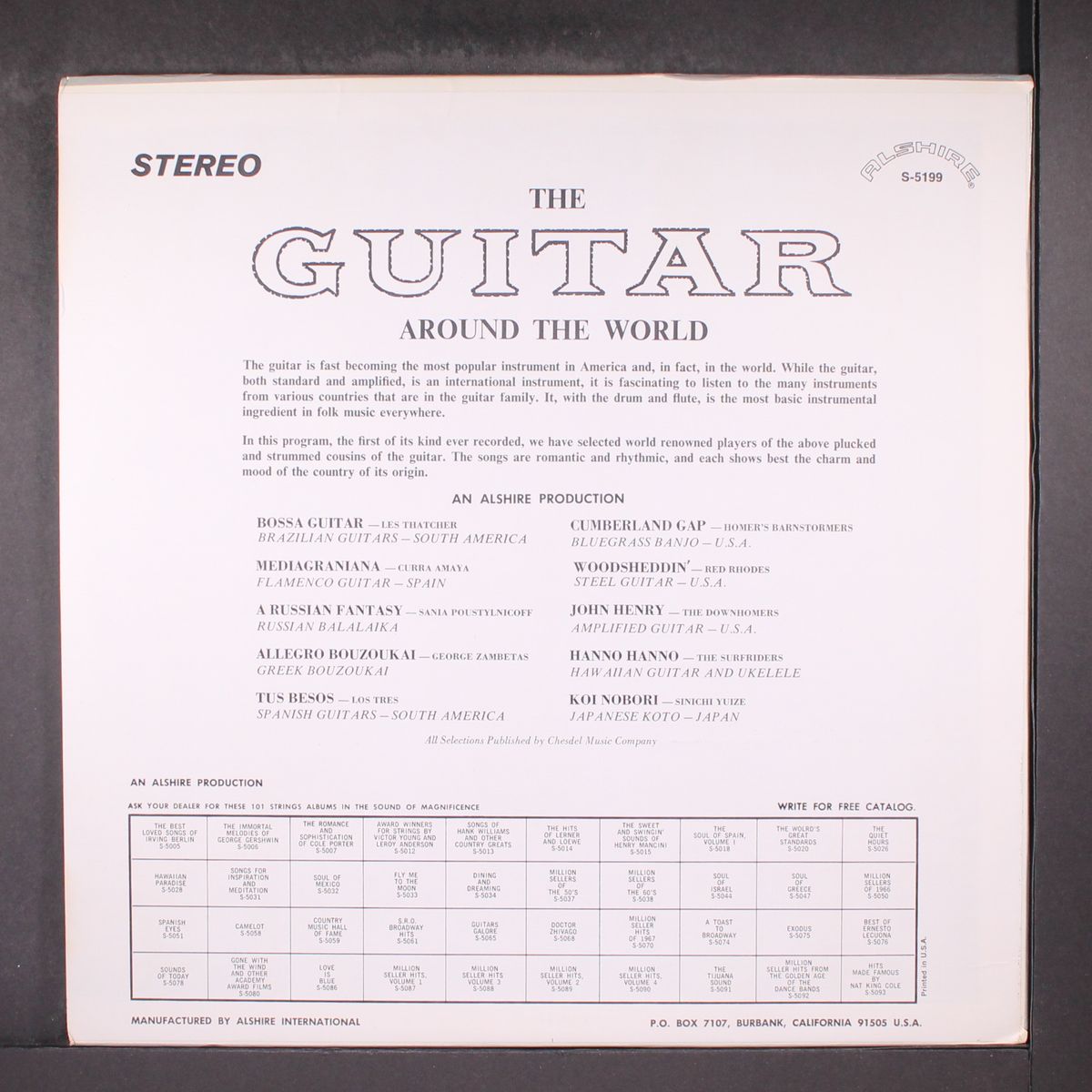 the guitar around the world by VARIOUS