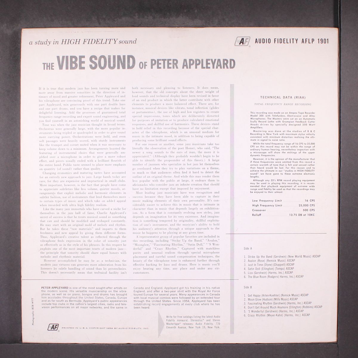 the vibe sound by PETER APPLEYARD