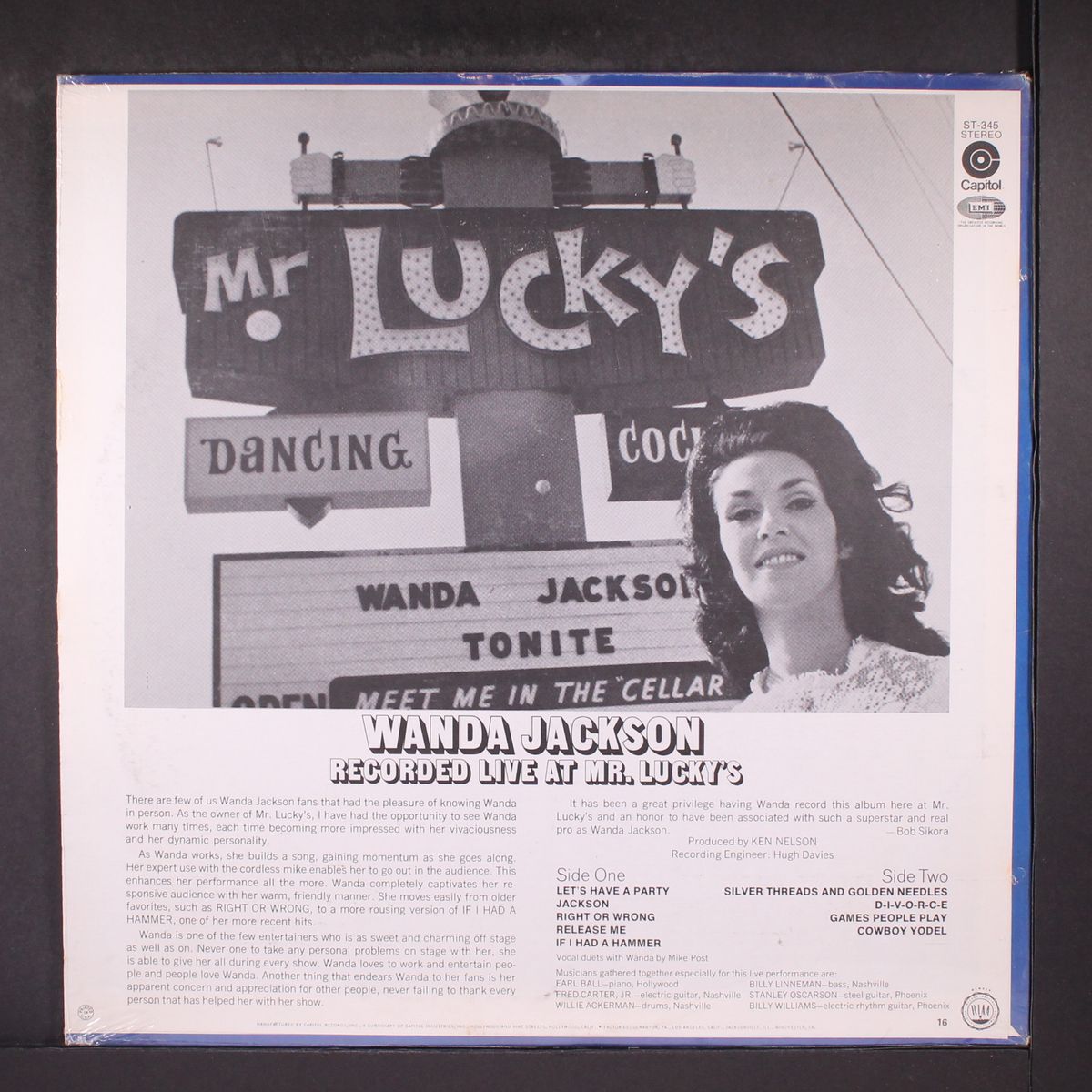 in person by WANDA JACKSON