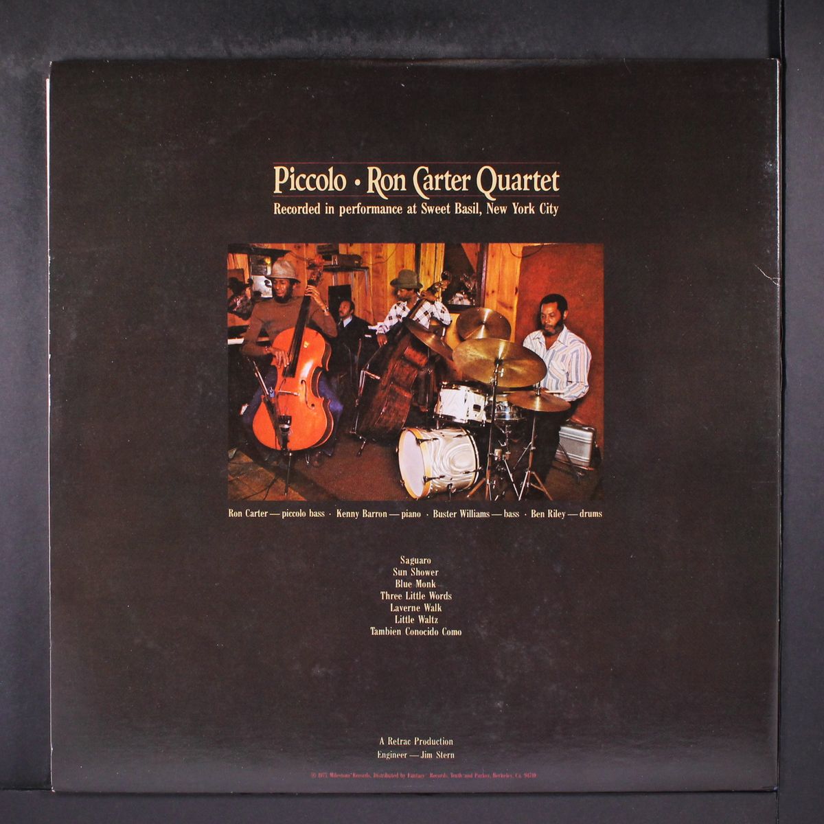 piccolo by RON CARTER