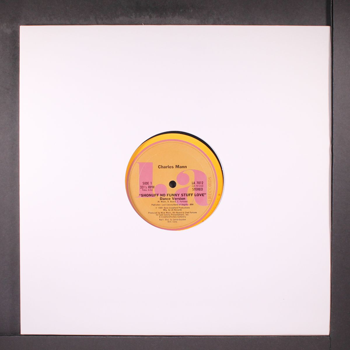 shonuff no funny stuff love / instro by CHARLES MANN