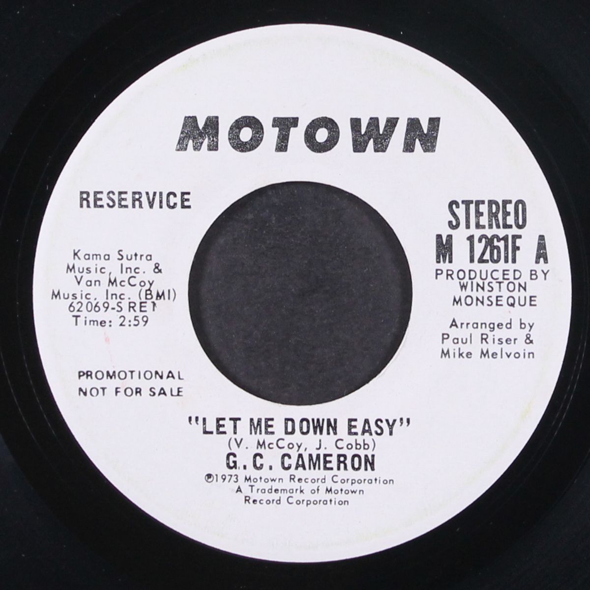 let me down easy by G.C. CAMERON