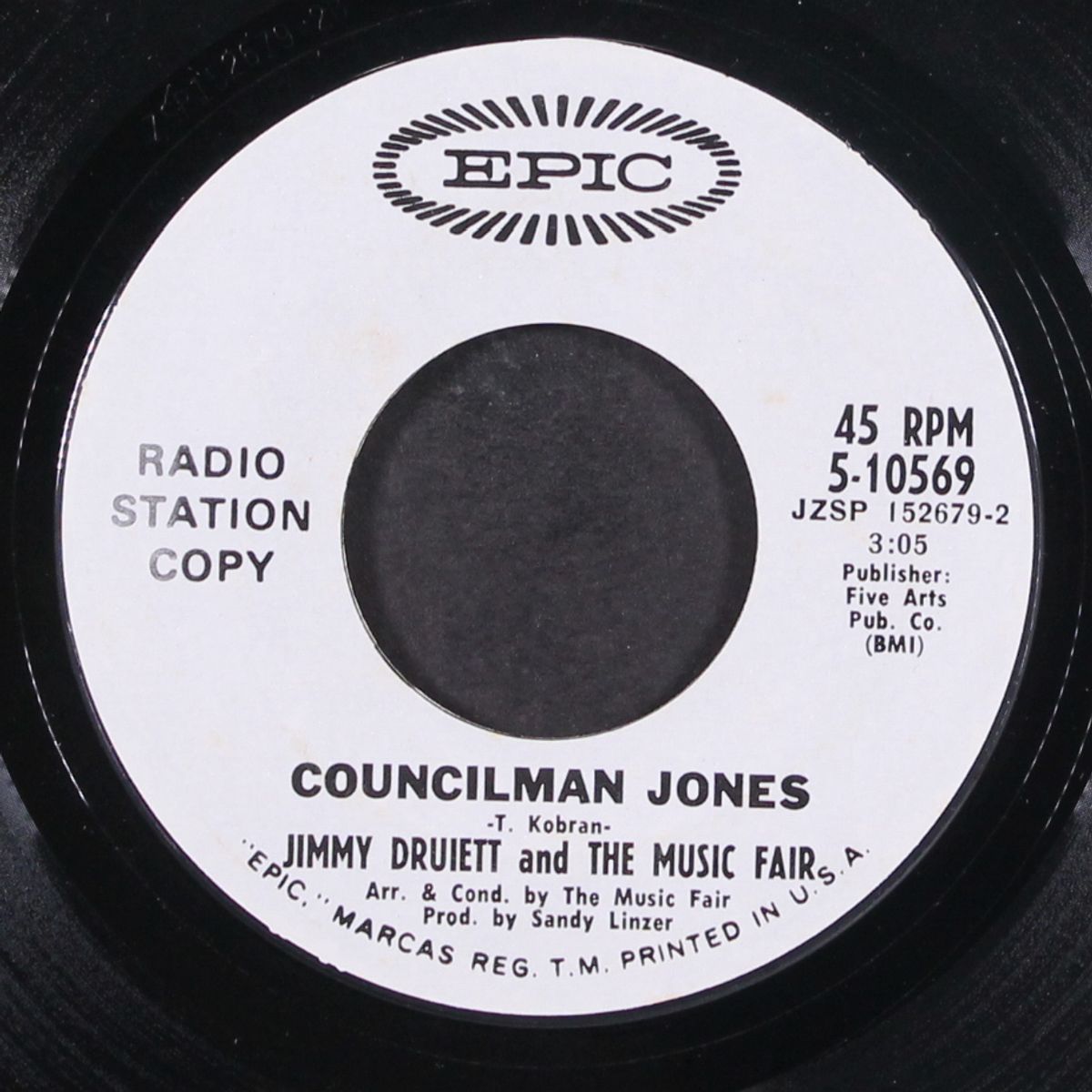 back up on my feet / councilman jones by JIMMY DRUIETT & MUSIC FAIR