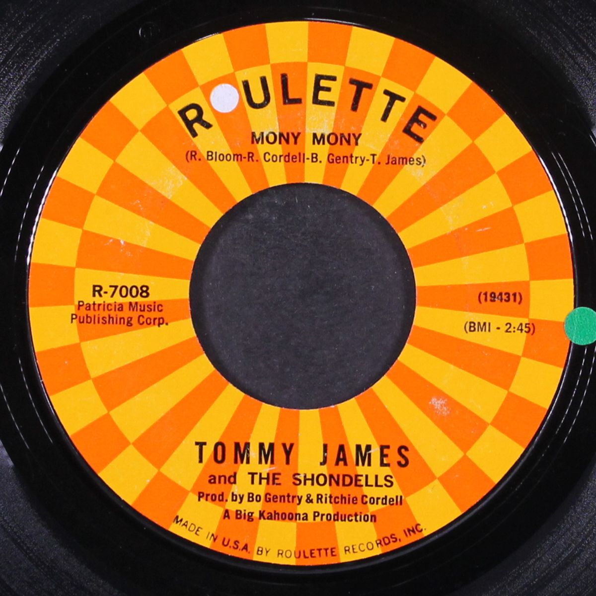 mony mony / one two three and i fell by TOMMY JAMES & SHONDELLS