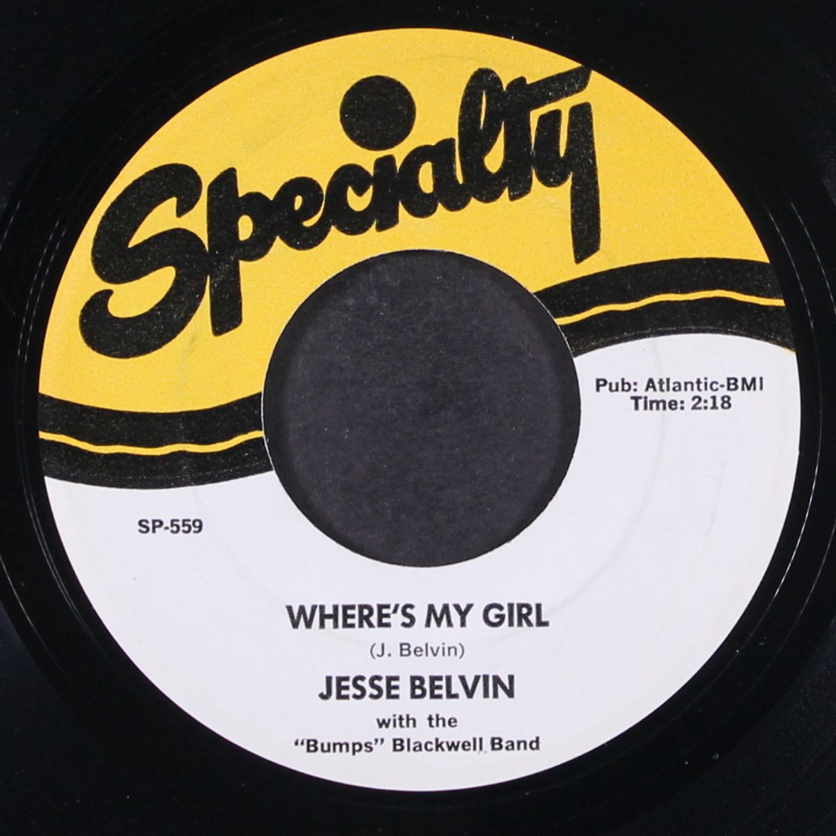 guess who / my girl is just enough woman for me by JESSE BELVIN