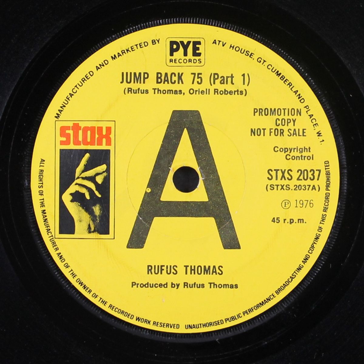 jump back '75 by RUFUS THOMAS