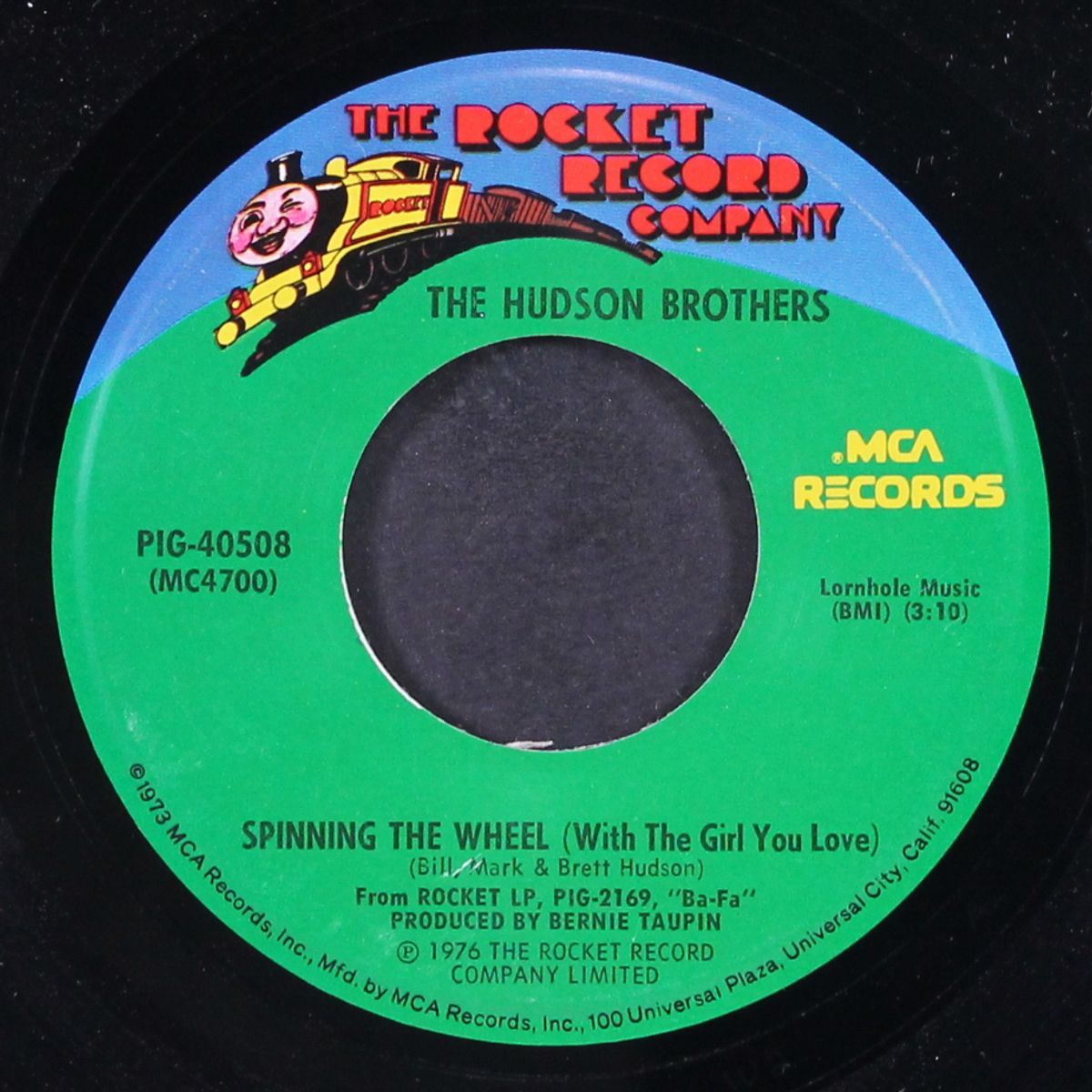 spinning the wheel / bernie was a friend of ours by HUDSON BROTHERS