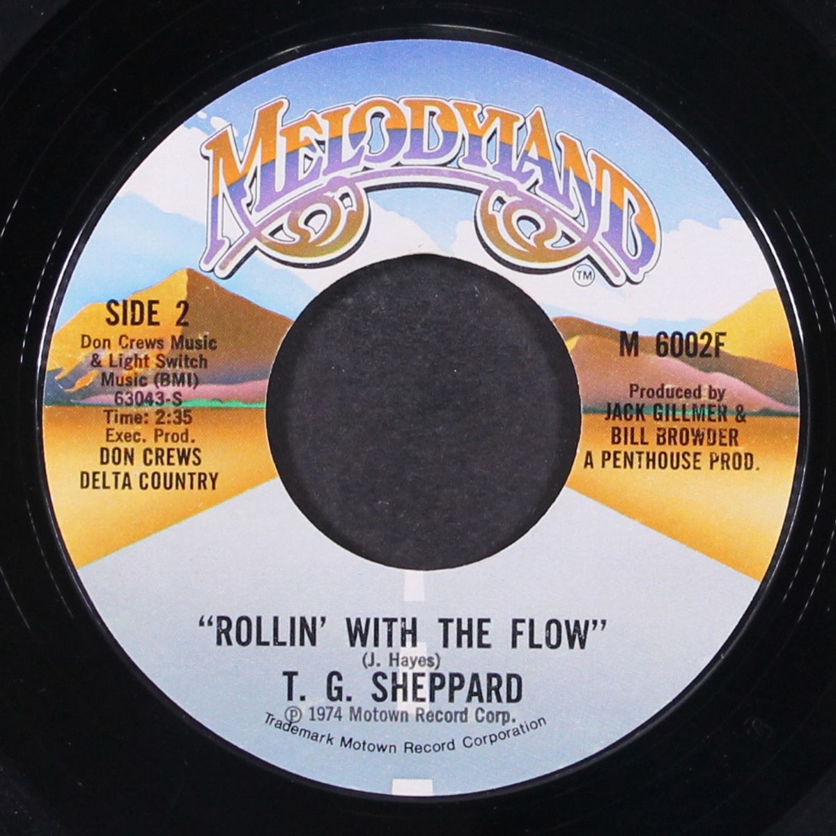 devil in the bottle / rollin' with the flow by T.G. SHEPPARD