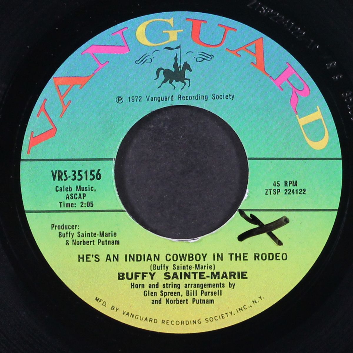 he'a an indian cowboy in the rodeo by BUFFY SAINT-MARIE