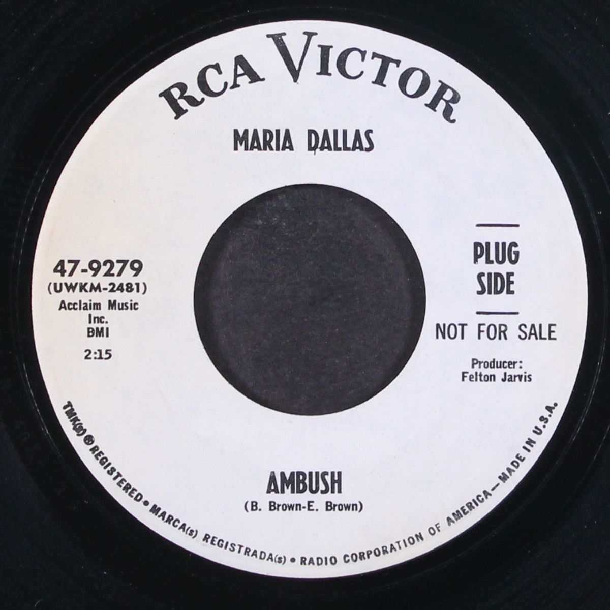 ambush / lonely for you by MARIA DALLAS
