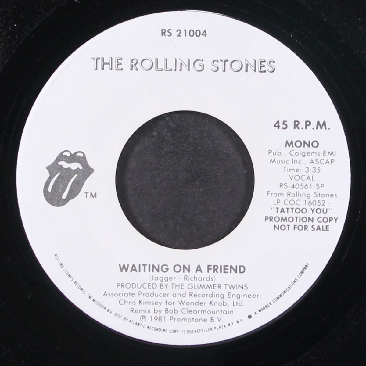 waiting on a friend / mono by ROLLING STONES