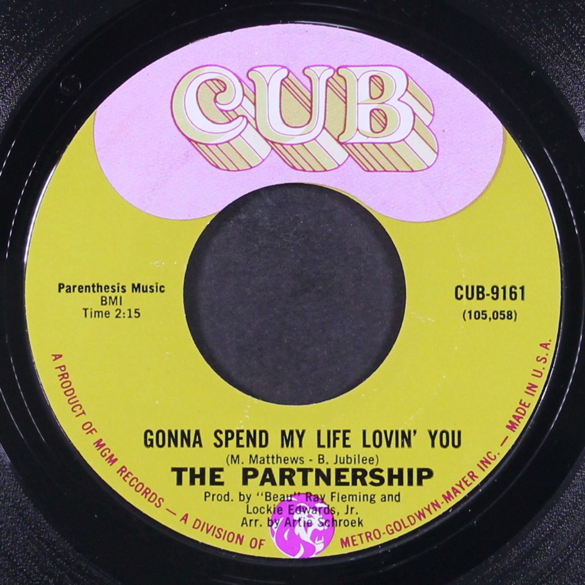 gonna spend my life lovin' you / angels in the dark by PARTNERSHIP