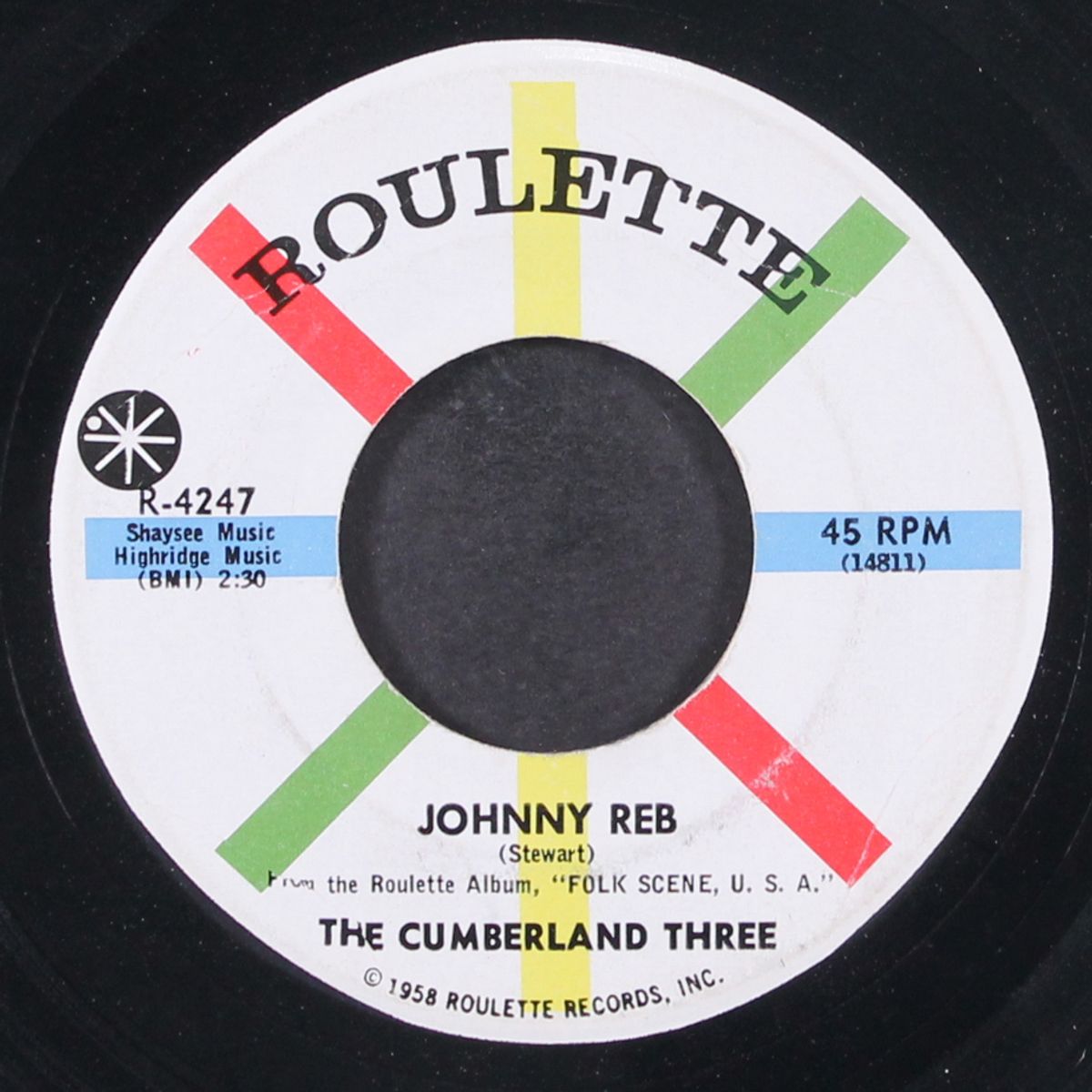 johnny reb by CUMBERLAND THREE