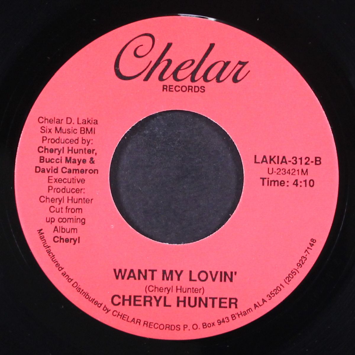 make good love to me / want my lovin' by CHERYL HUNTER