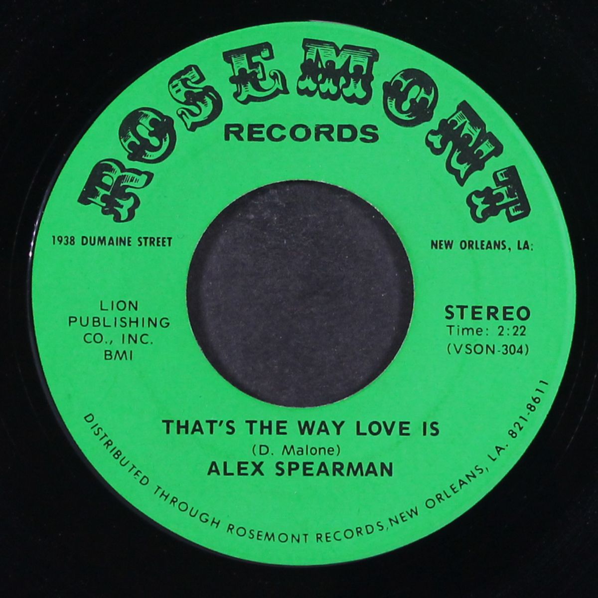 that's the way love is / what goes on in the dark by ALEX SPEARMAN