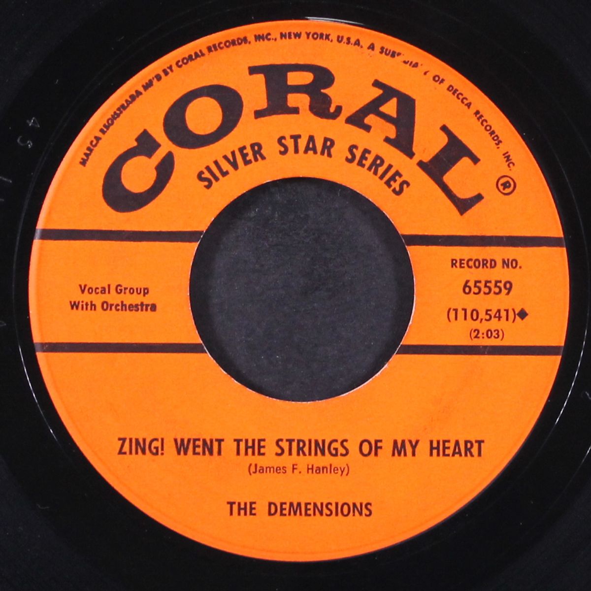 over the rainbow / zing! went the strings of my heart by DEMENSIONS