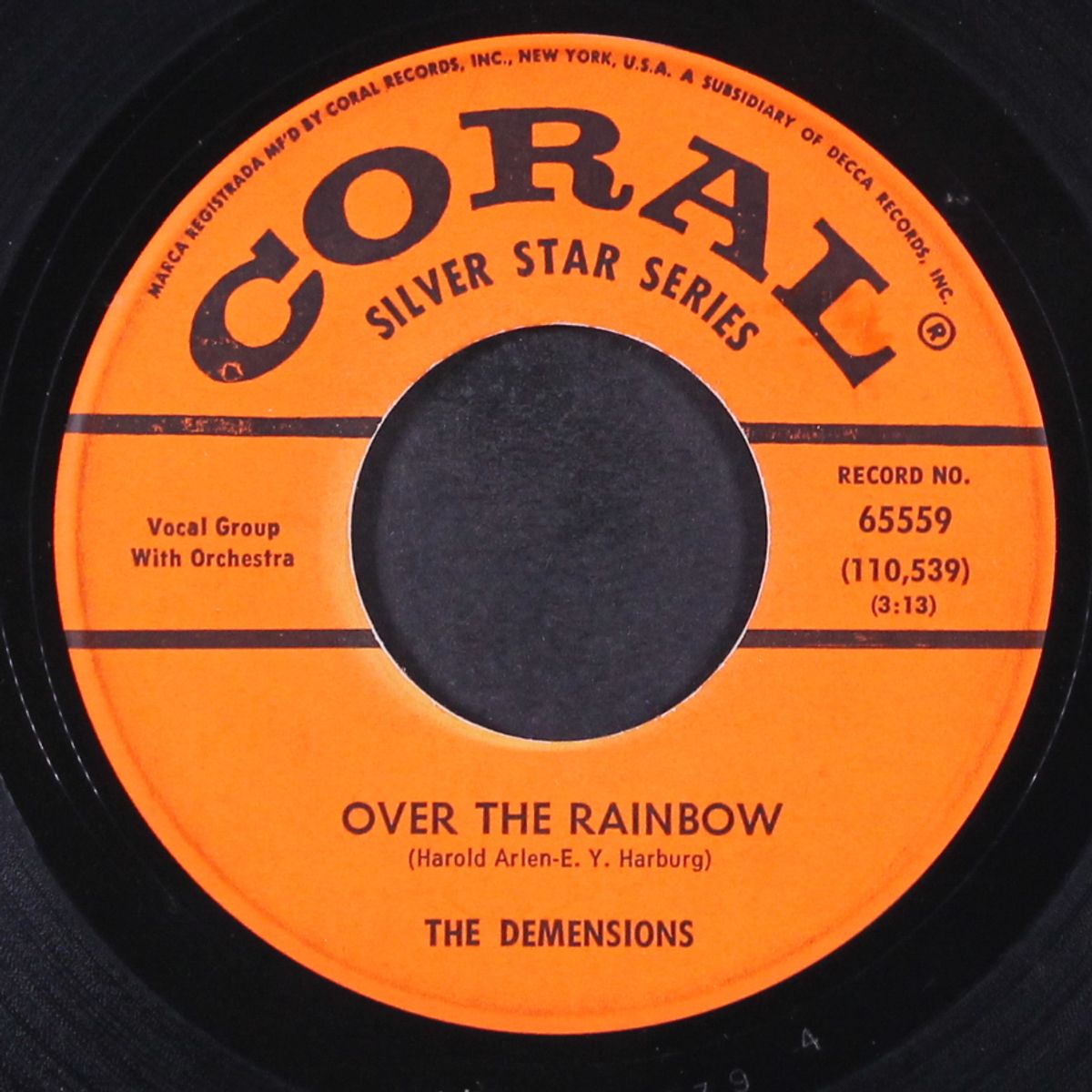 over the rainbow / zing! went the strings of my heart by DEMENSIONS