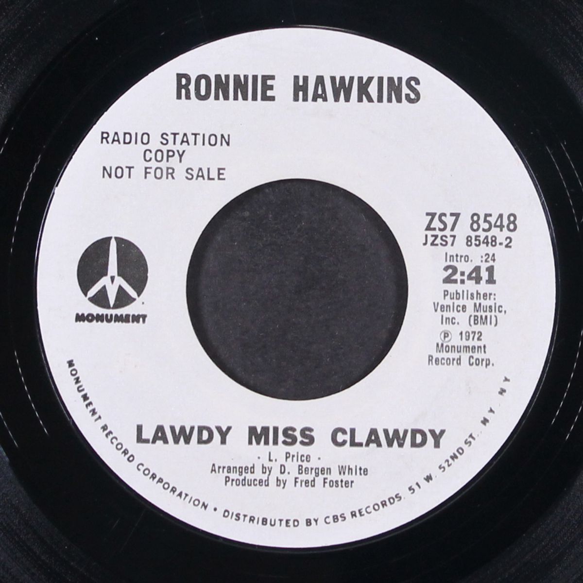 lawdy miss clawdy / cora mae by RONNIE HAWKINS