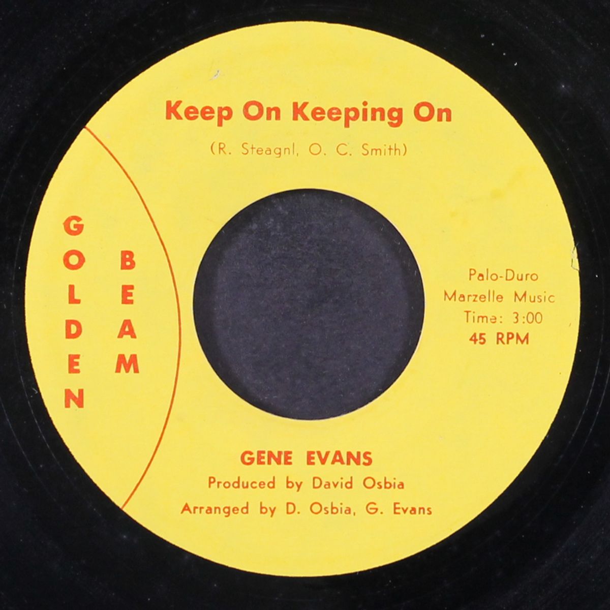 i still love you little miss / keep on keeping on by GENE EVANS