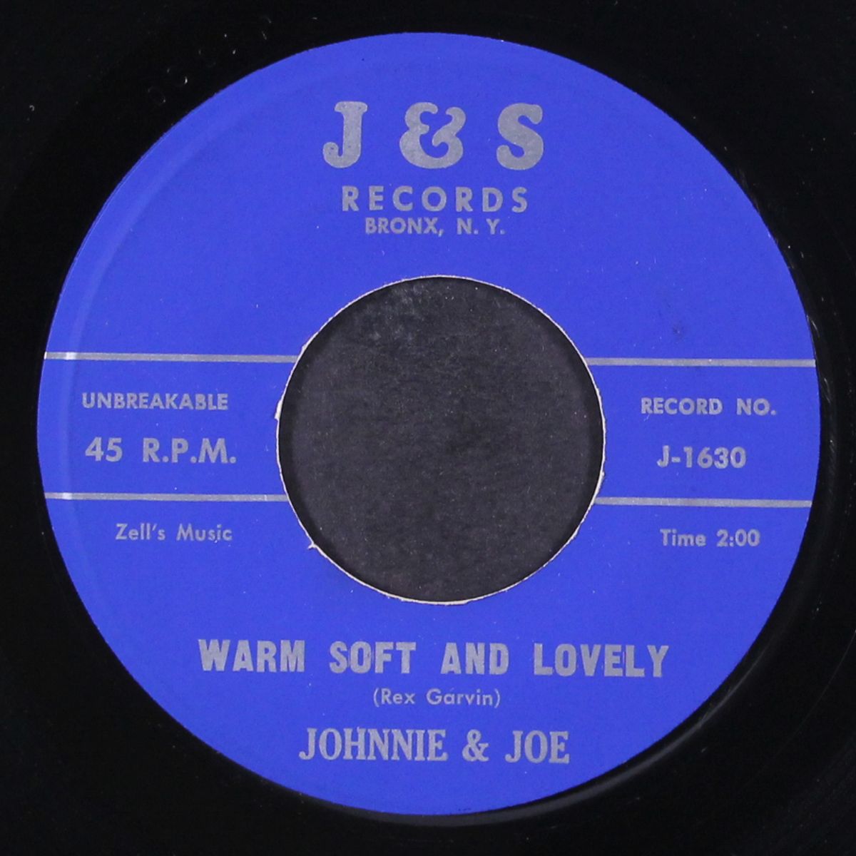 warm soft and lovely / false love has got to go by JOHNNIE & JOE
