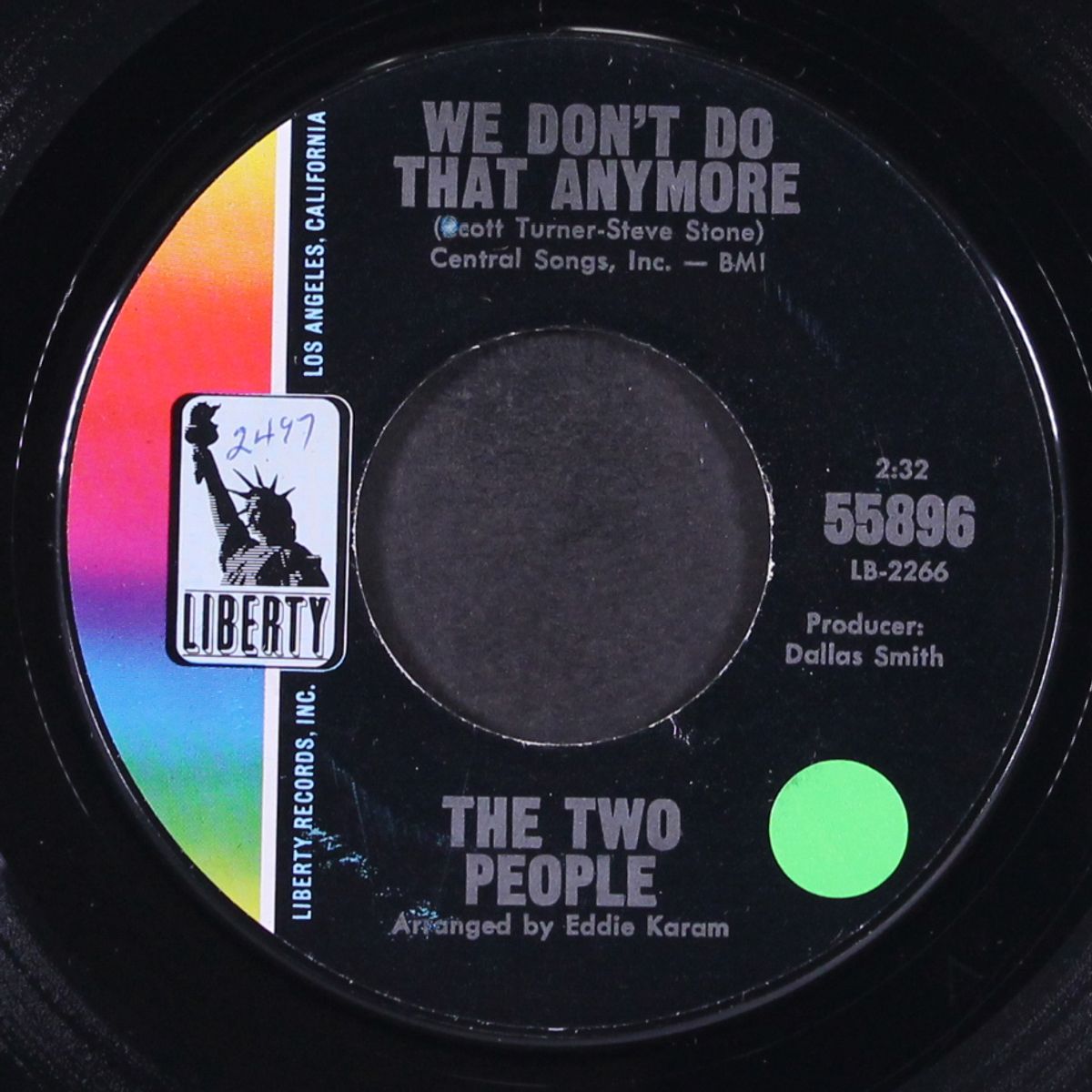 love isn't tears only / we don't do that anymore by TWO PEOPLE