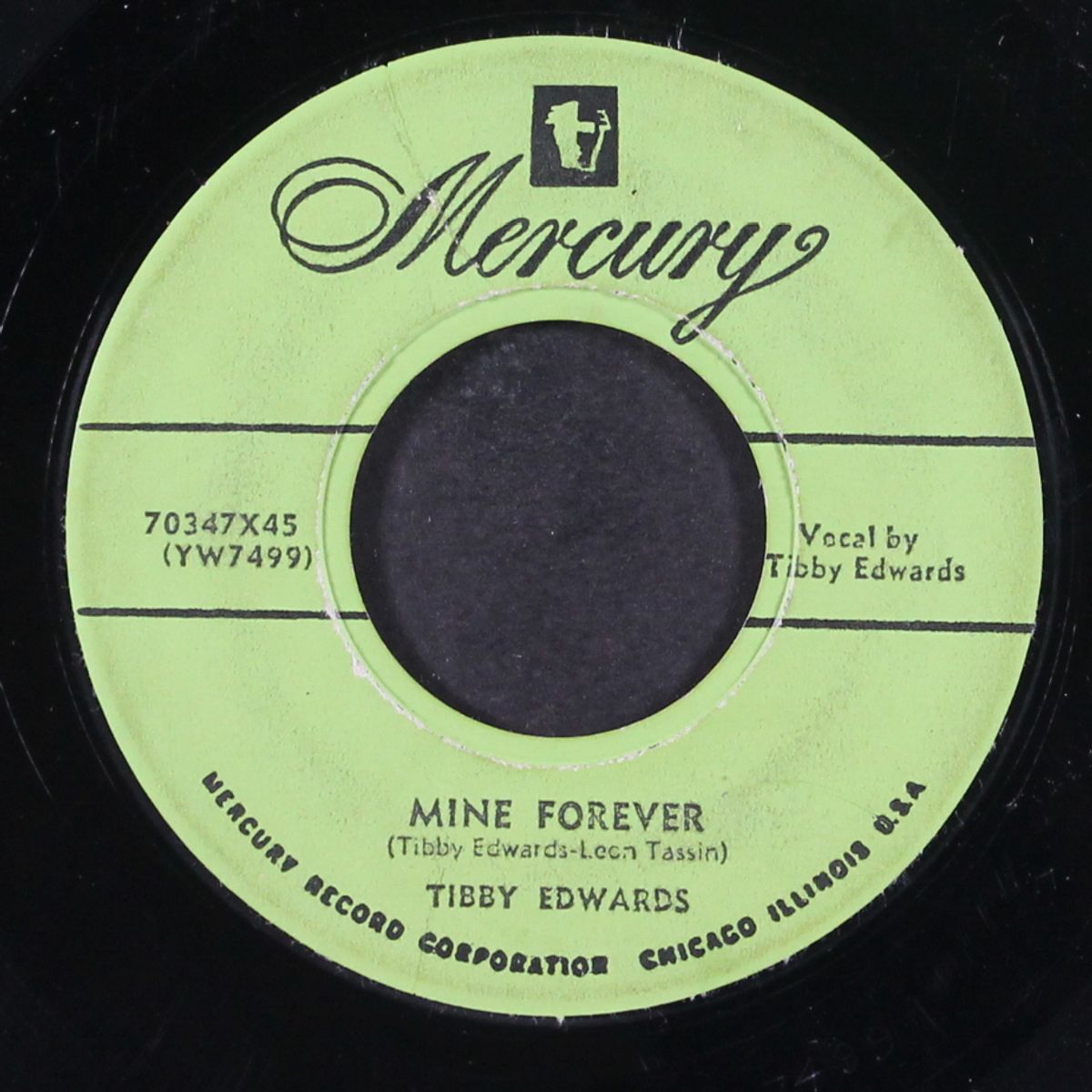 mine forever / cry, cry, darlin' by TIBBY EDWARDS