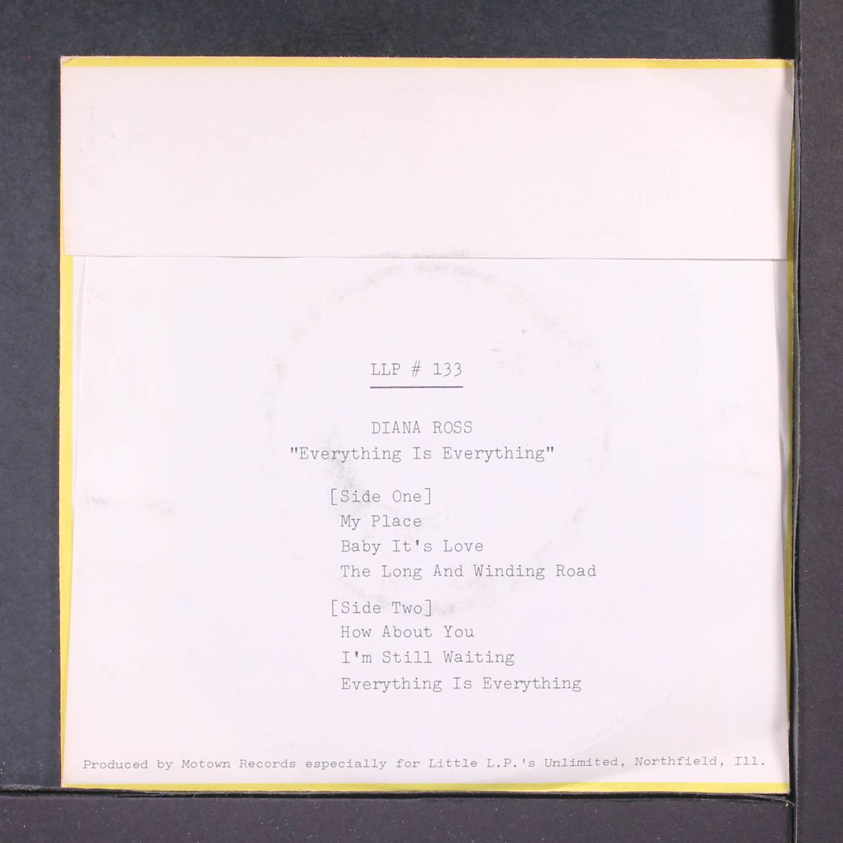 everything is everything by DIANA ROSS