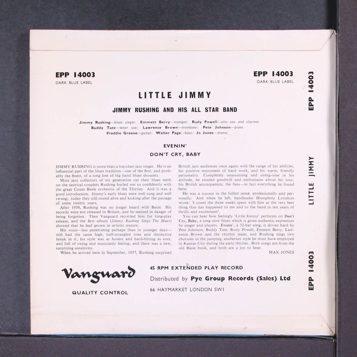 little jimmy by JIMMY RUSHING