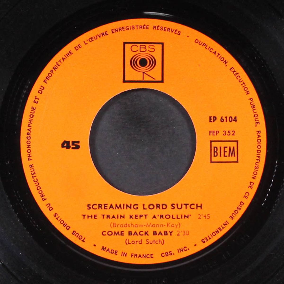 the train kept a' rollin' by SCREAMING LORD SUTCH