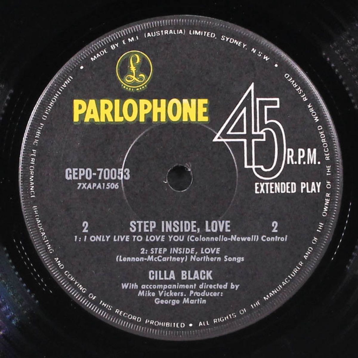 step inside love by CILLA BLACK