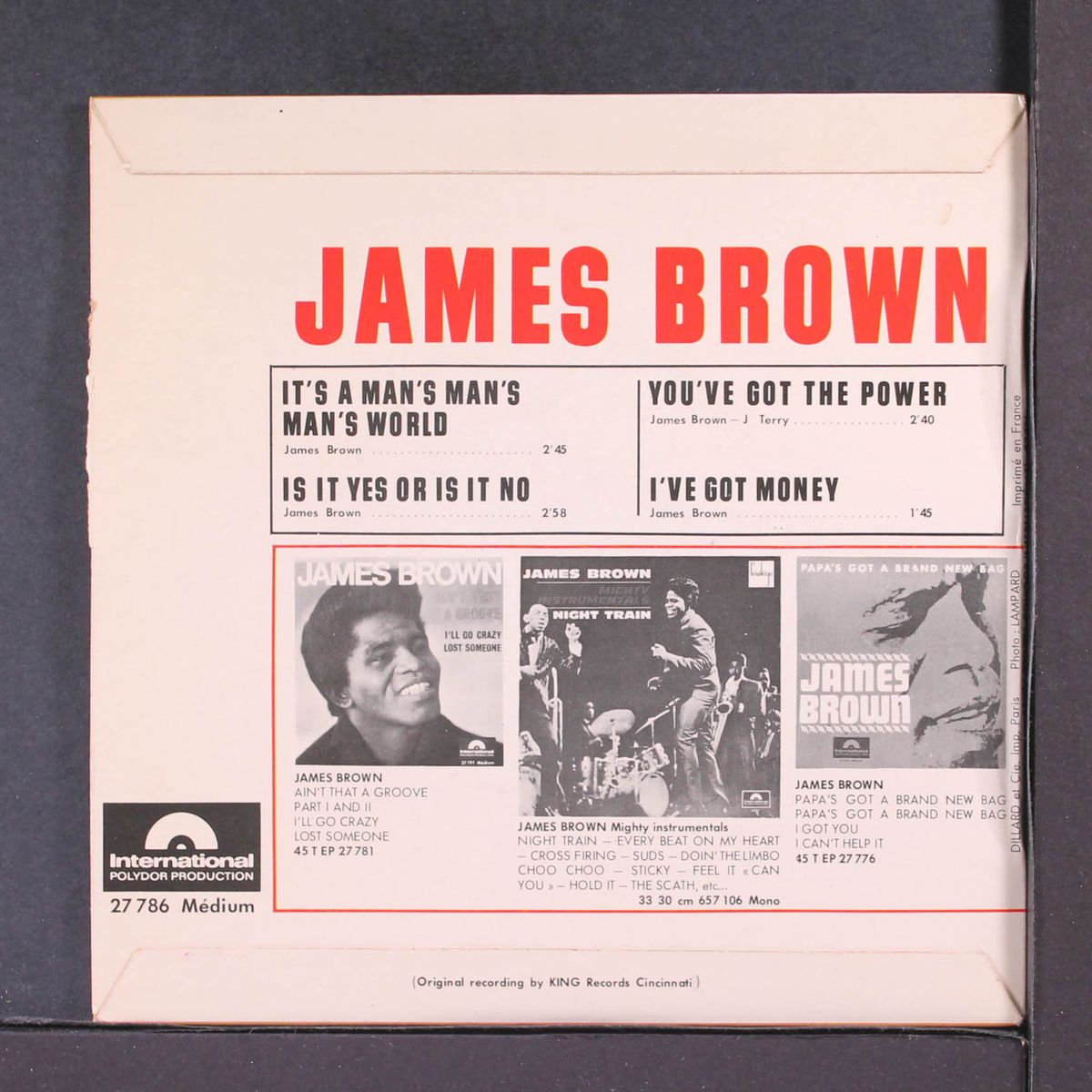 it's a man's man's mans' world by JAMES BROWN