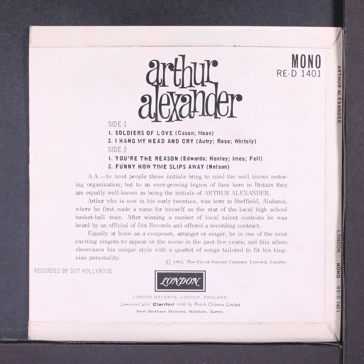 arthur alexander by ARTHUR ALEXANDER