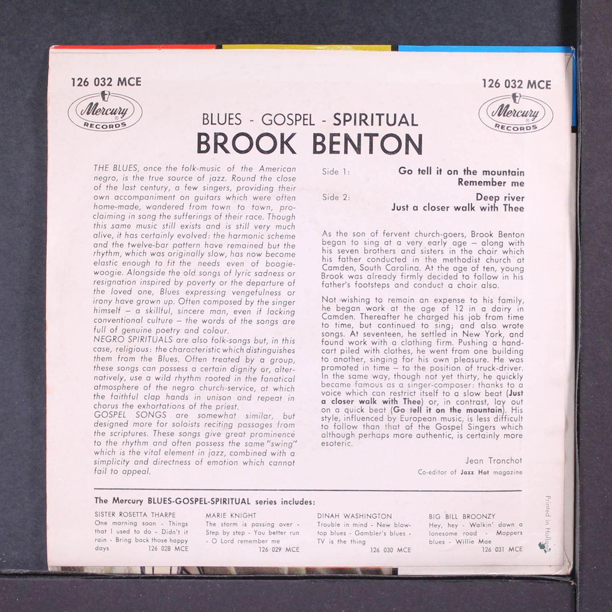 blues gospel spiritual by BROOK BENTON