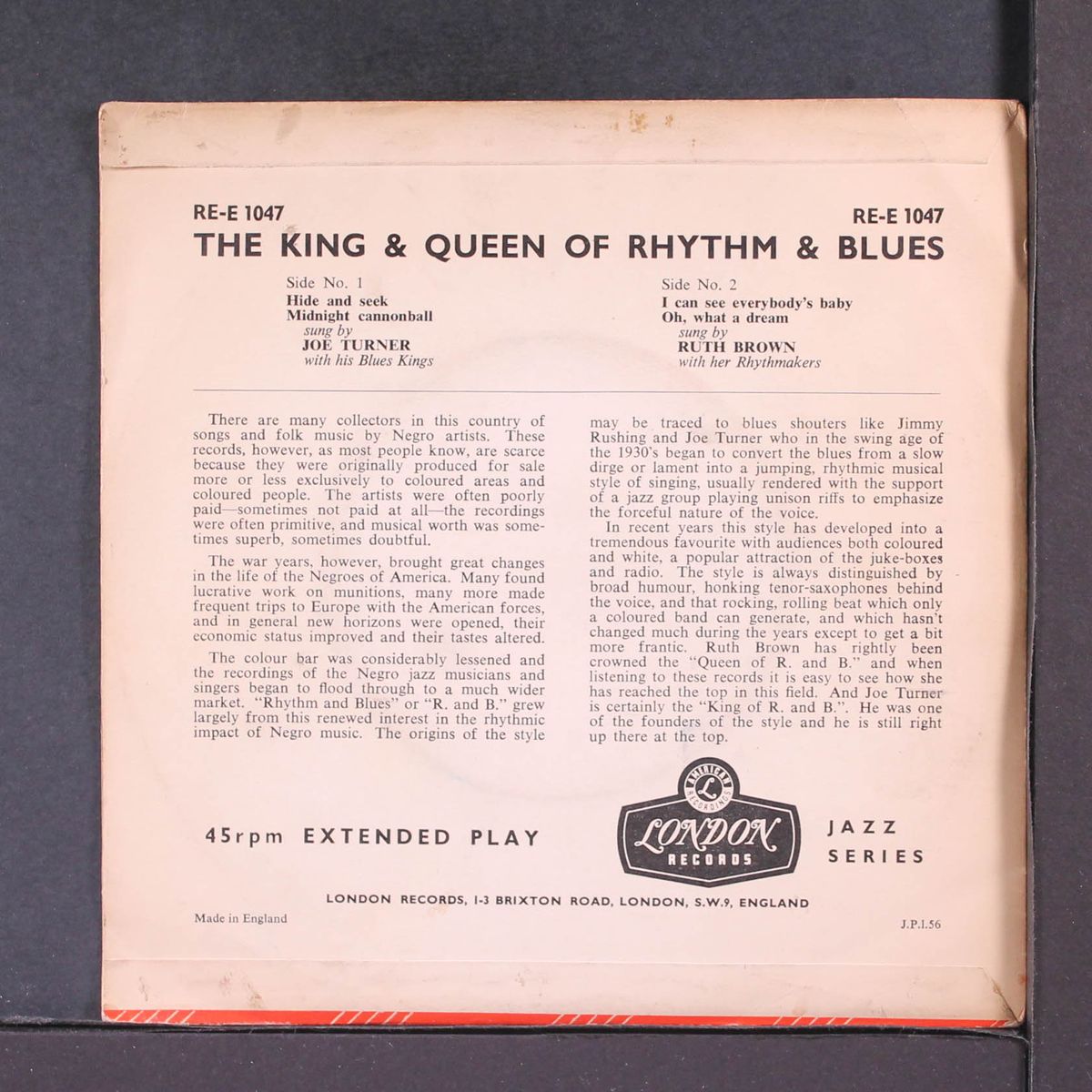 the king and queen of rhythm & blues by JOE TURNER / RUTH BROWN