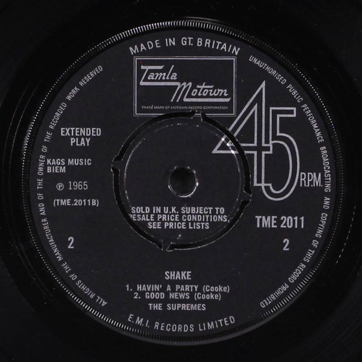 shake by SUPREMES